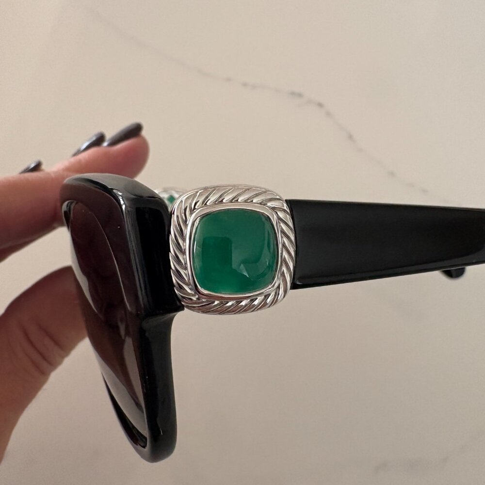 David Yurman Black Onyx Sunglases - Picture 3 of 10